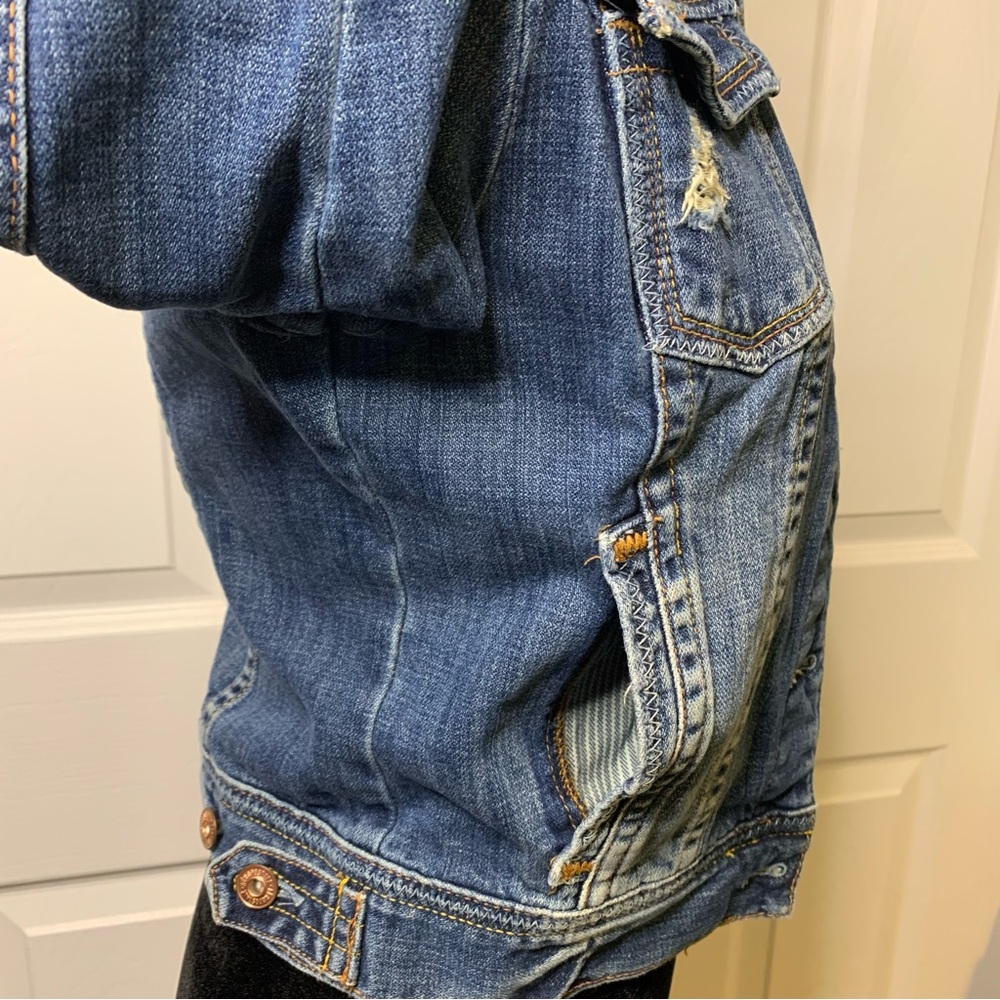 Aeropostale Distressed Denim Jacket - Picture 3 of 7